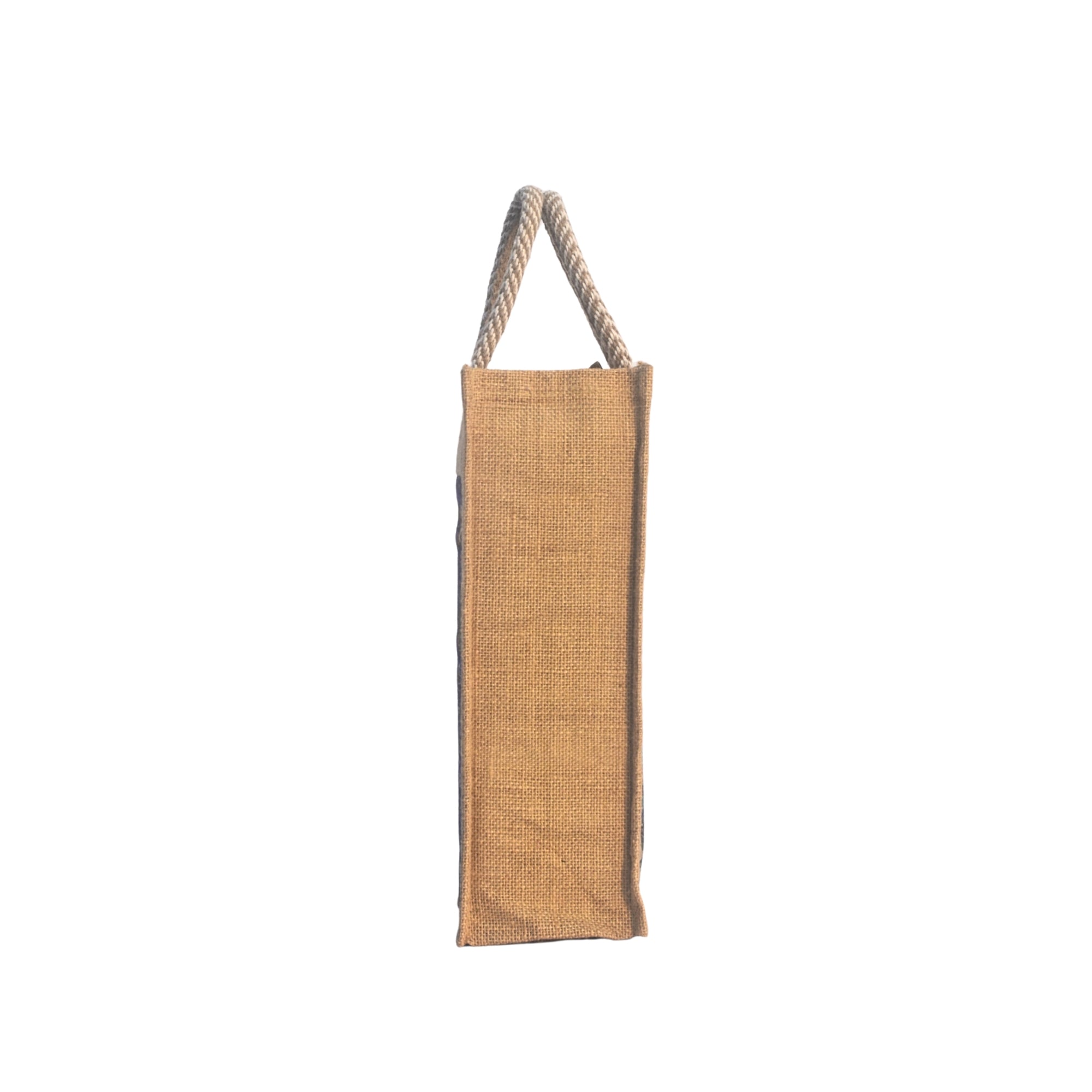 Kritikam | Printed Bottle Carrier Jute Bag