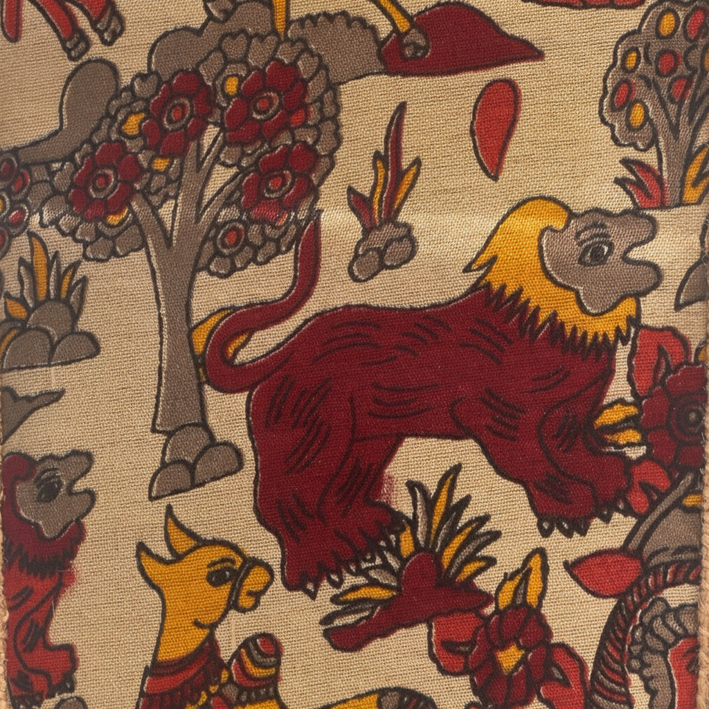 Jungle |  Printed Bottle Carrier Jute Bag