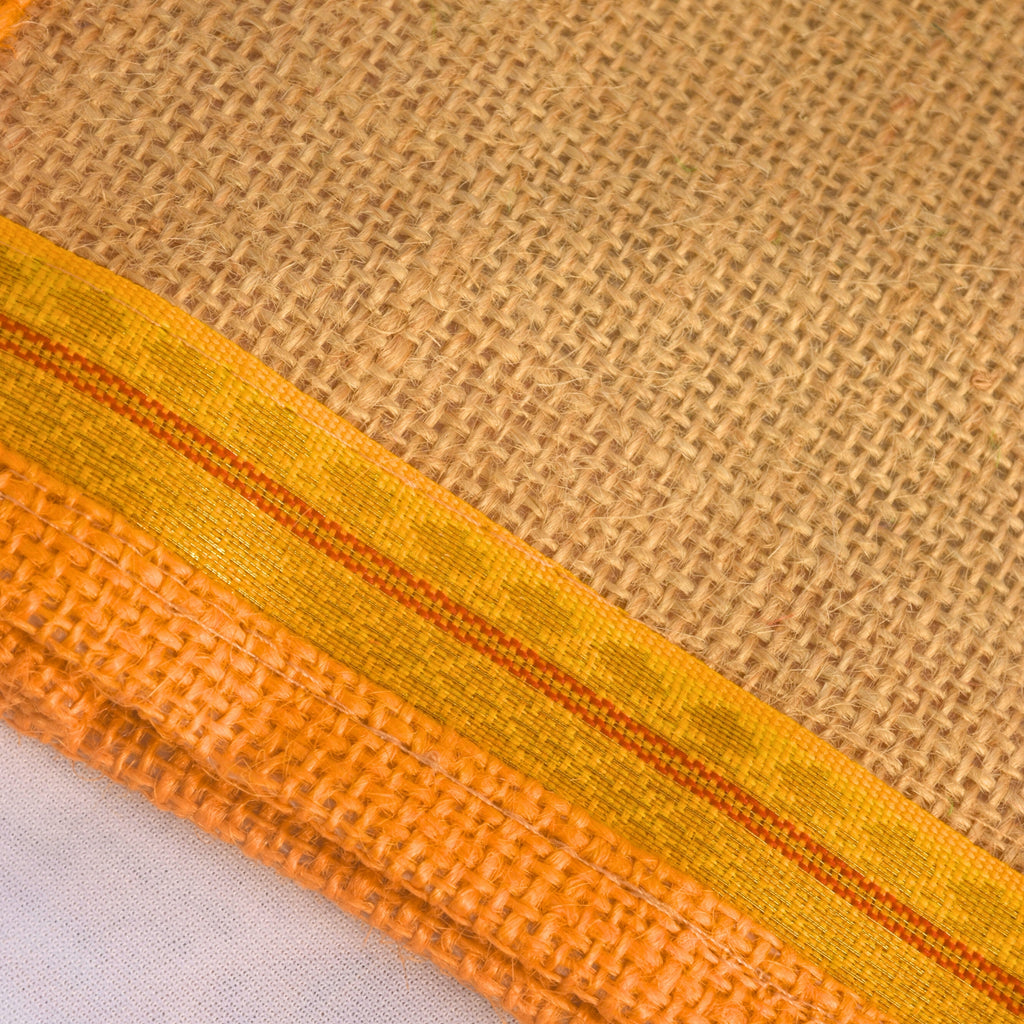 Iti Yellow | Small Jute Shopping Bag