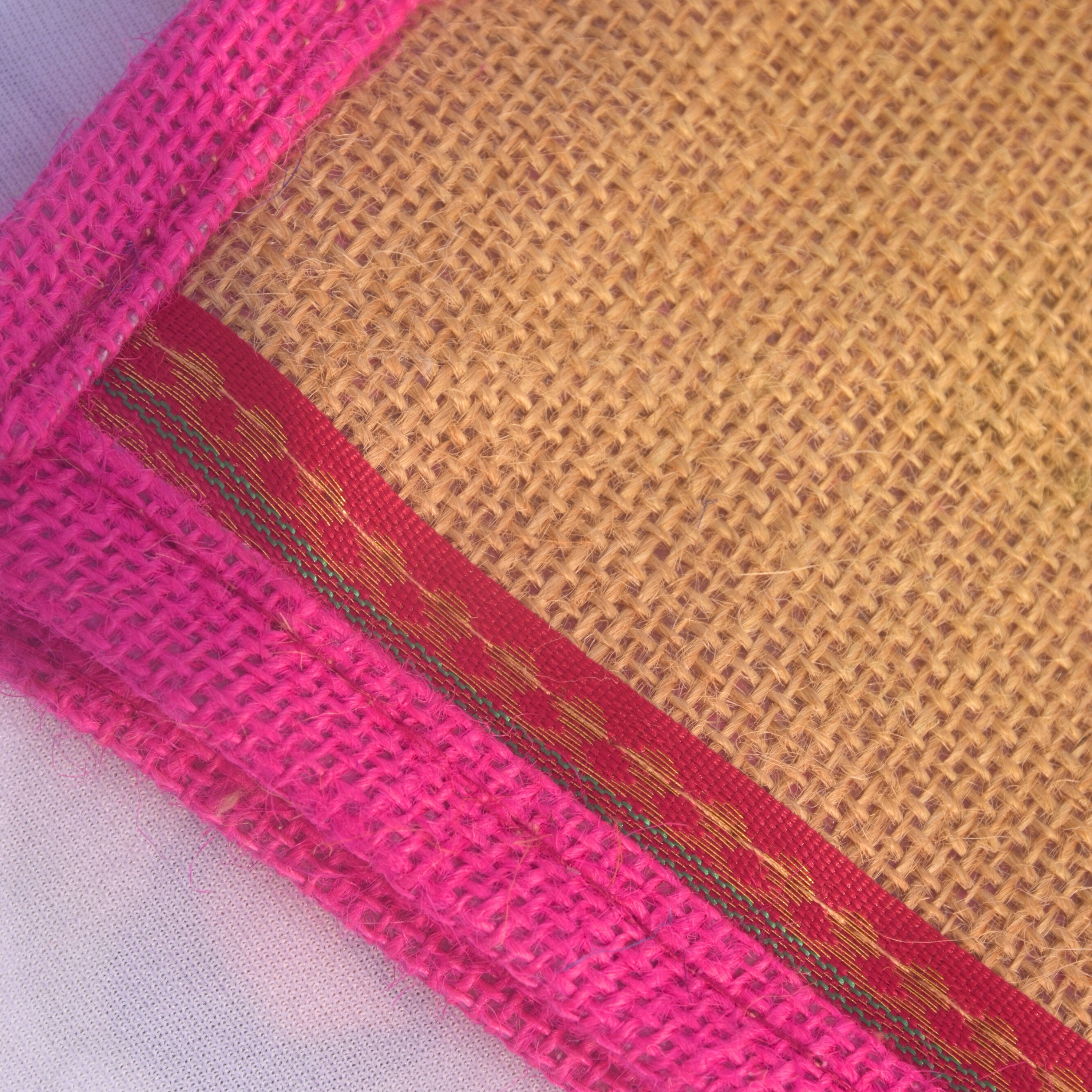 Iti Pink | Small Jute Shopping Bag