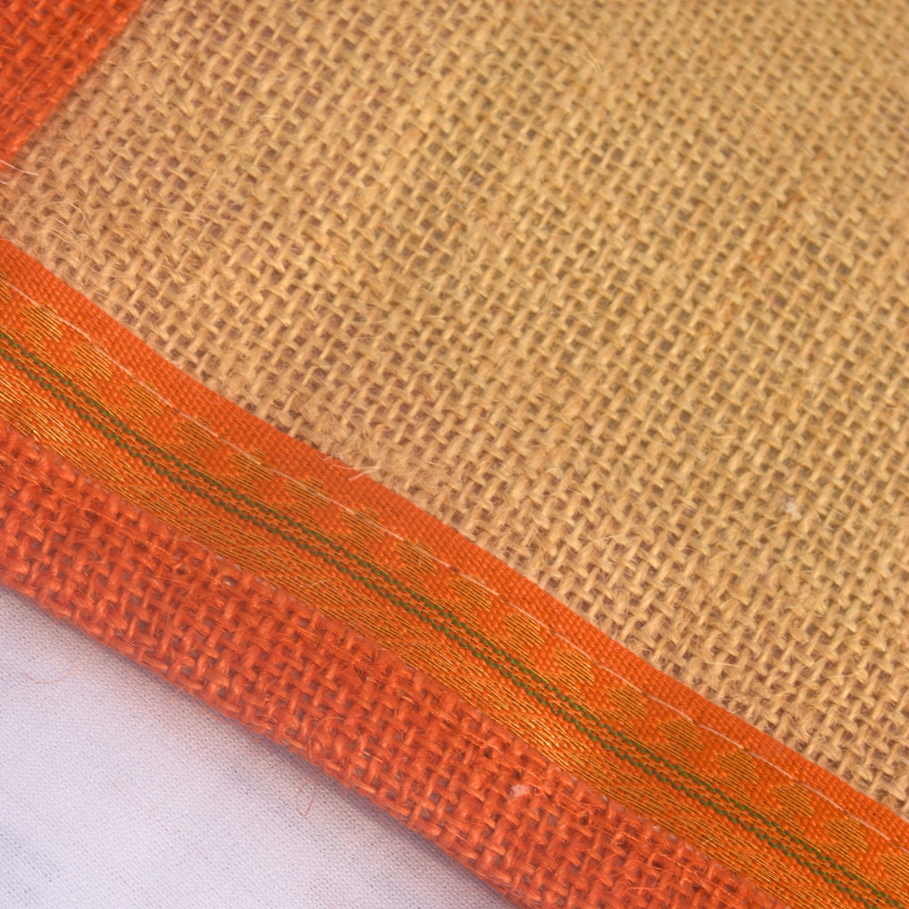 Iti Orange | Small Jute Shopping Bag