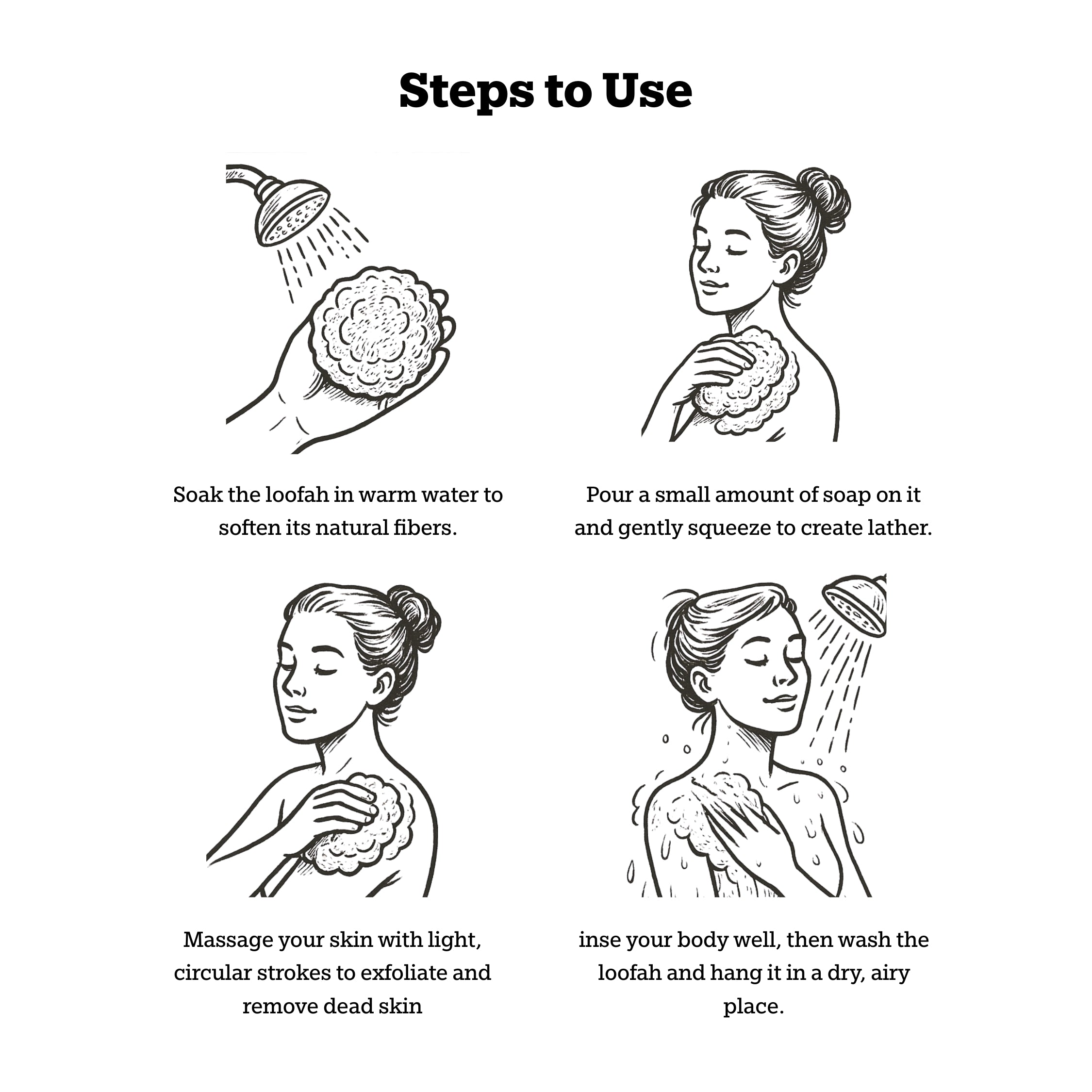 Natural Washing Loofah (Plant-Based)