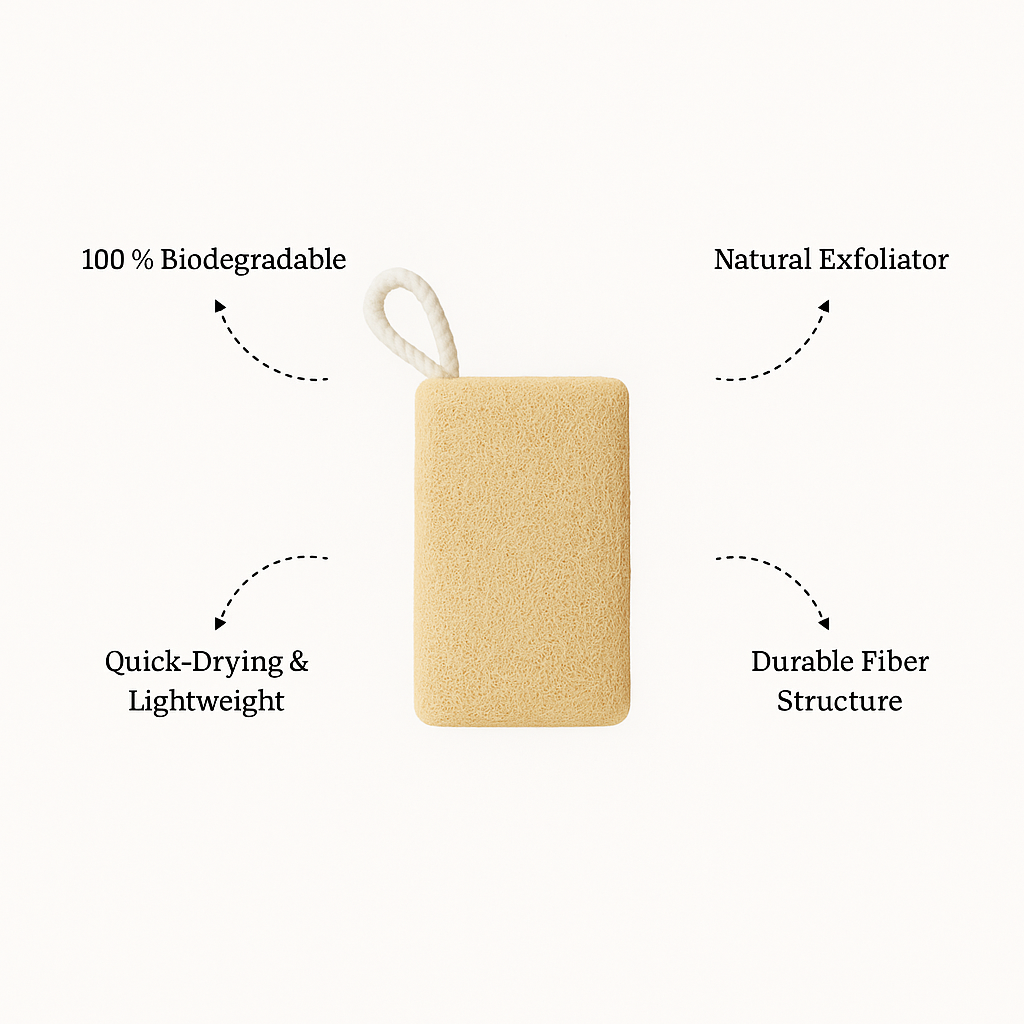 Natural Washing Loofah (Plant-Based)
